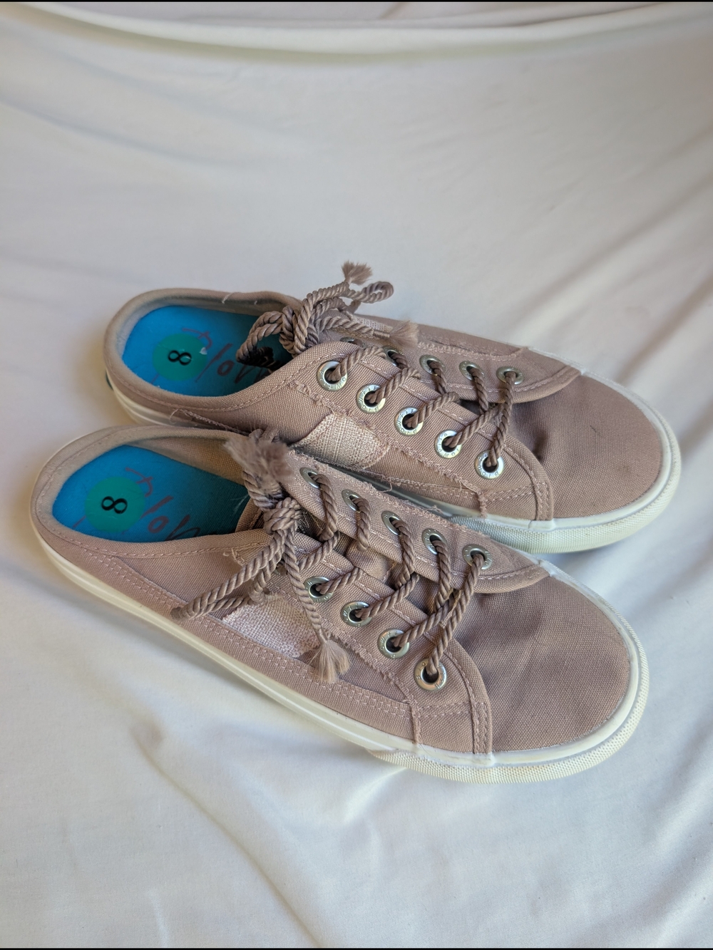 Blowfish Canvas Clog Sneakers in Dusty Pink - Picture 2 of 6
